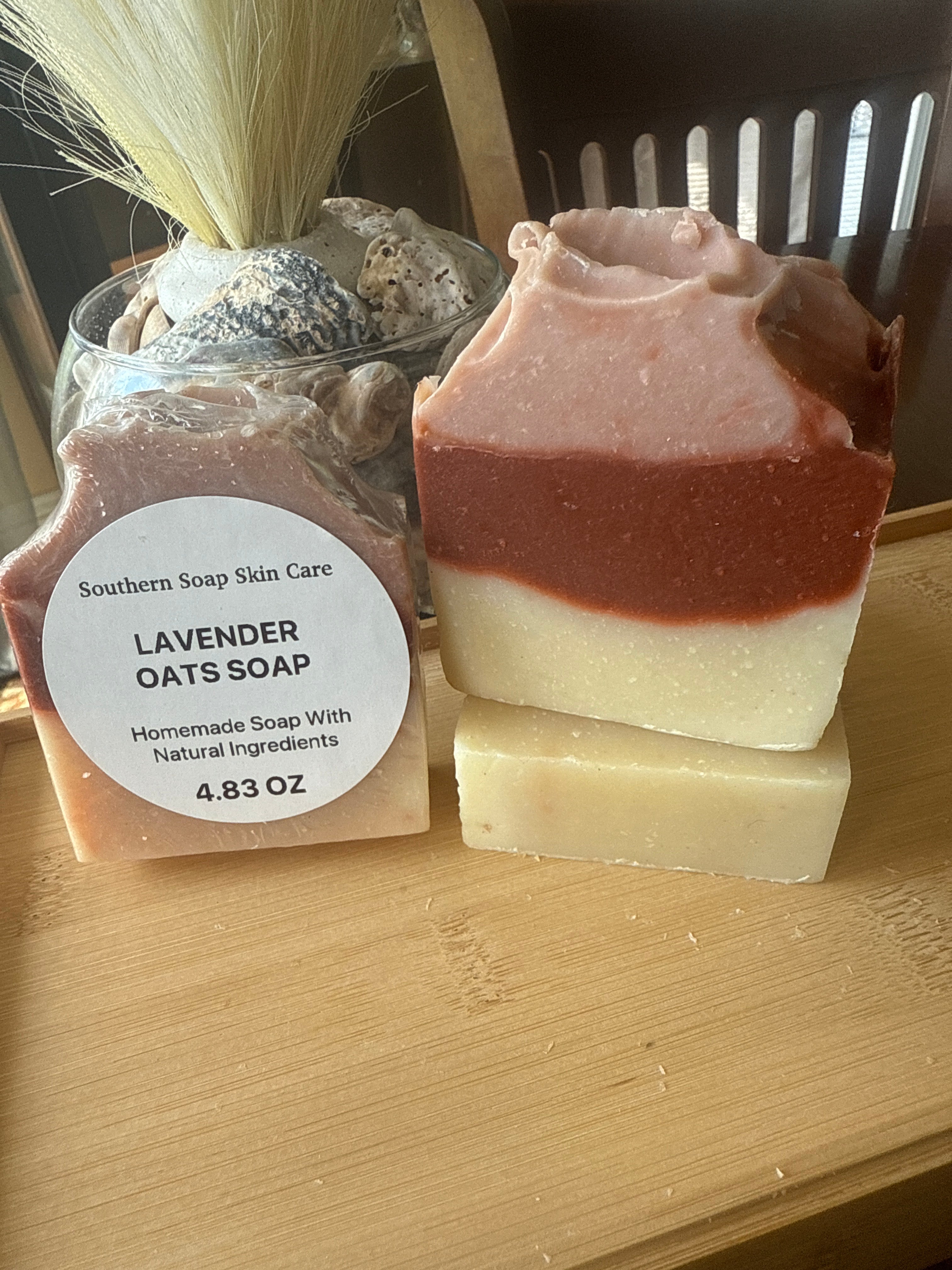 Lavender oats soap