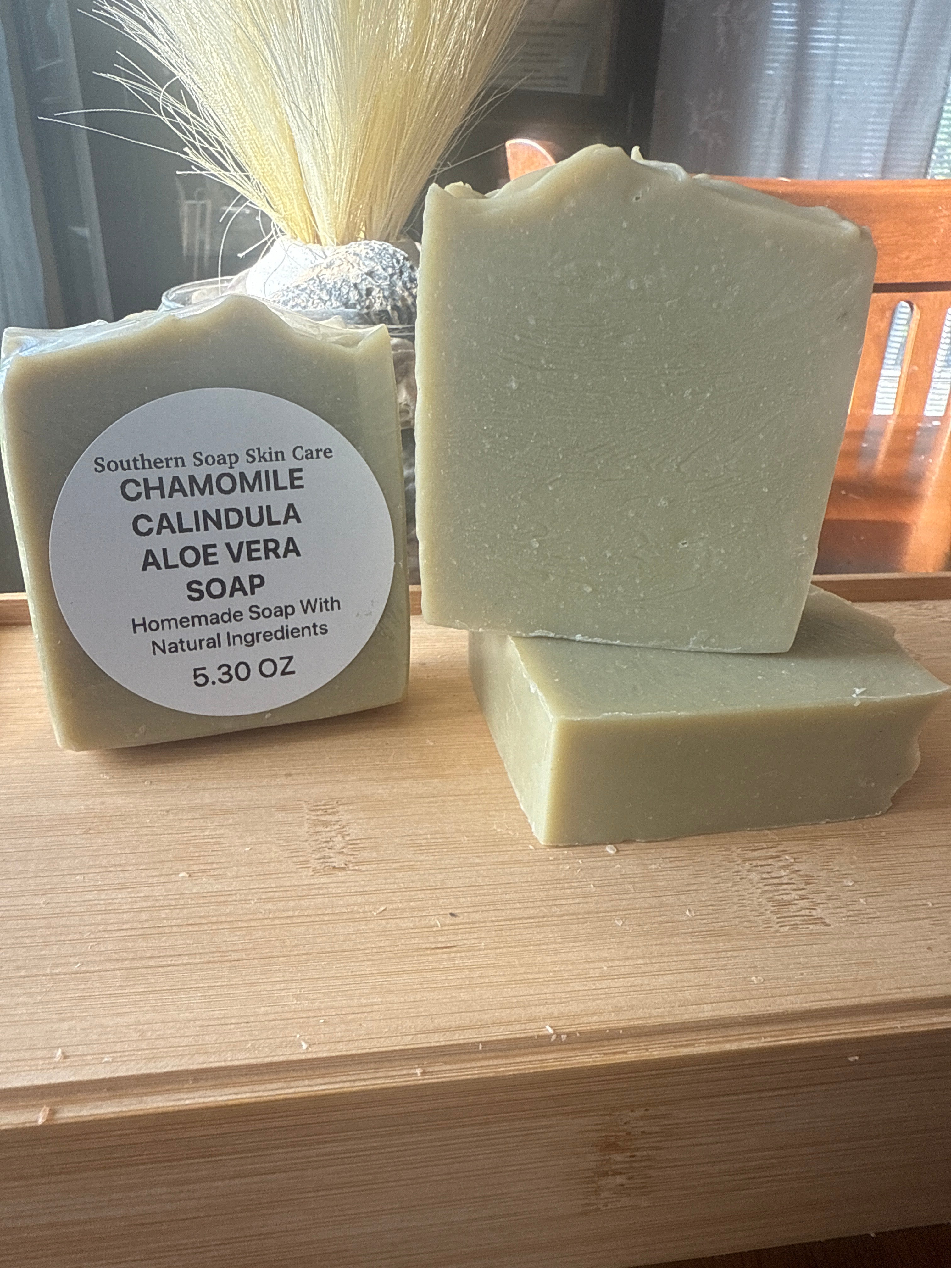 CHAMOMILE CALINDULA ALOE VERA SOAP