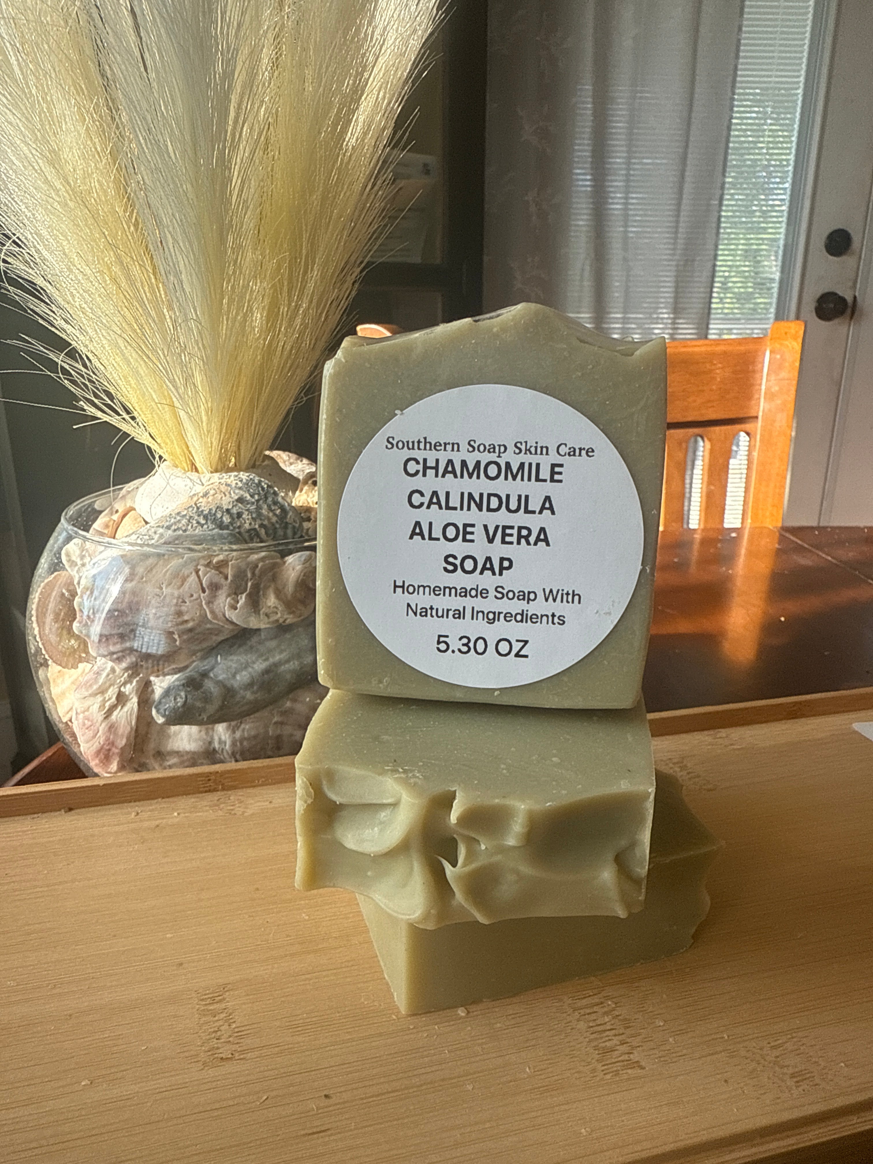 CHAMOMILE CALINDULA ALOE VERA SOAP