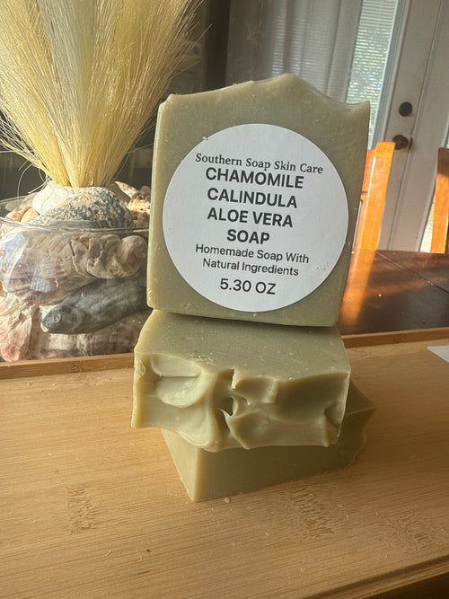 CHAMOMILE CALINDULA ALOE VERA SOAP