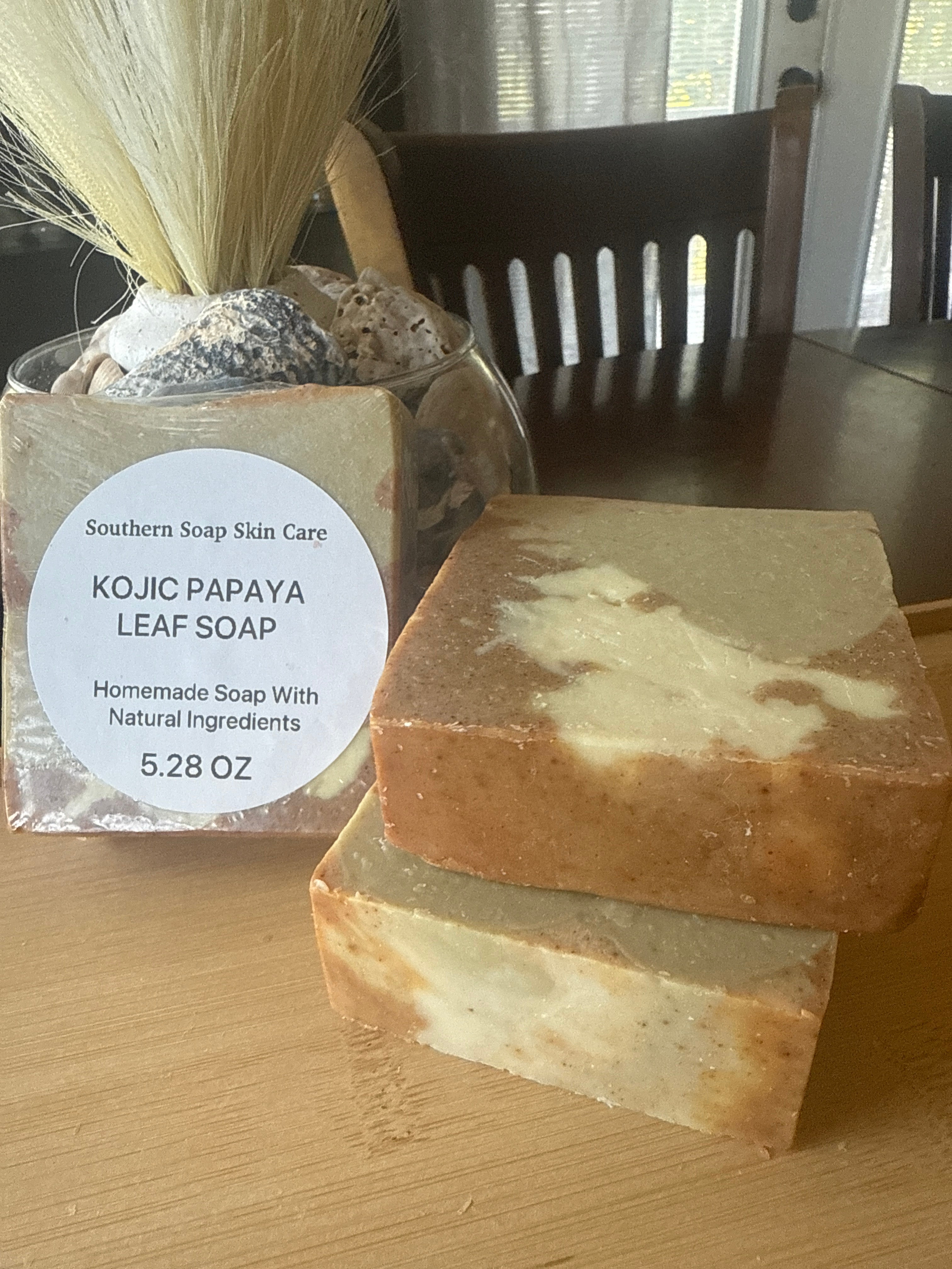 KOJIC PAPAYA LEAF SOAP